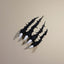 Creative 3D "Venom Claw" decal—versatile sticker for covering scratches; suitable for headlights, wheel arches, and electric vehicle bodies.