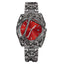 Fashion heterosexual spider web Scale dial watch alabaster black strap retro Y2K European American watch shaped ins niche watch