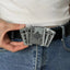 Poker Trendy Metal Belt Buckle Lighter, Men's Belt-integrated Lighter, Smoking Accessory & Gift