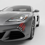Creative 3D "Venom Claw" decal—versatile sticker for covering scratches; suitable for headlights, wheel arches, and electric vehicle bodies