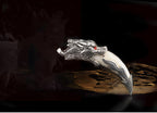 Punk Fashion Brave Men Wolf Gog Teeth Spike Pendant Necklace Women Men Lucky Jewelry Classic Fang Tooth Amulet Pendant Necklace