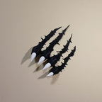 Creative 3D "Venom Claw" decal—versatile sticker for covering scratches; suitable for headlights, wheel arches, and electric vehicle bodies.