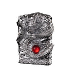 Cool Dragon Kerosene Lighter Windproof Reusable for Men Smoking(B) | Cool Dragon Kerosene Lighter Windproof Kerosene Lighters Vintage Reusable Trench Lighter Grinding Wheel Lighters