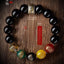 Fidelity Obsidian Five-way God of Wealth Bracelet Birthday Year of the Dragon Men's and Women's Bracelet S925 Silver Accessories Gift
