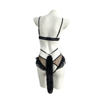 Leopard Print Erotic Underwear Lingerie Sexy Onesie Flirting Free Bead String Pure Desire Uniform Temptation With Tail