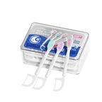 20PCS Burst Beads Toothbrush with Two Line Dental Floss, Popping Beads Water-Saving Disposable Toothbrush for Trip Outdoor Daily Care