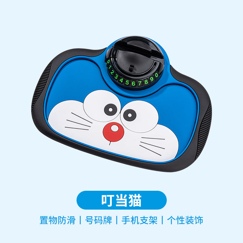 Car dashboard Mobile phone non-slip pad Car fixed navigation bracket Multifunctional car standard storage pad Spot
