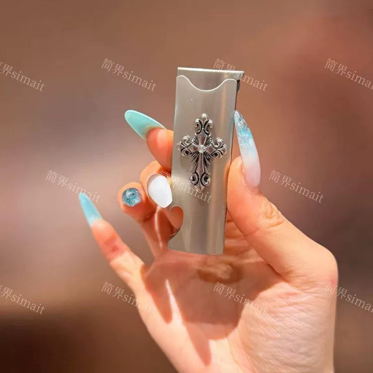 Bottle Opening Cap Lighter Windproof Blue Fire Give Men Gifts Creative Personality High-End Trend