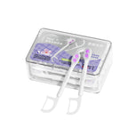 20PCS Burst Beads Toothbrush with Two Line Dental Floss, Popping Beads Water-Saving Disposable Toothbrush for Trip Outdoor Daily Care