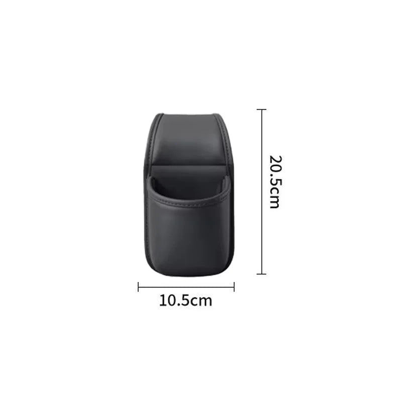 PU Car Door Cup Holder Multifunctional Adhesive Storage Pocket Auto Door Mount Drink Bottle Holder Phone Sundries Storage Bag