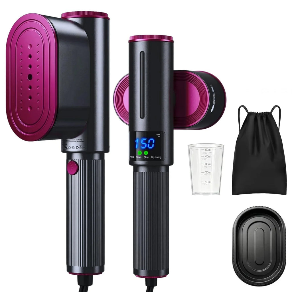 Handheld Steam Iron Garment Steamer Portable Mini for Clothes Fast Heating Travel Garment Fabric Press Machine with Home