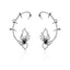 Hyperbole Silver Color Spider Drop Earrings For Women Simple Design Harajuku Insect Spiders Dangle Earring Party Jewelry