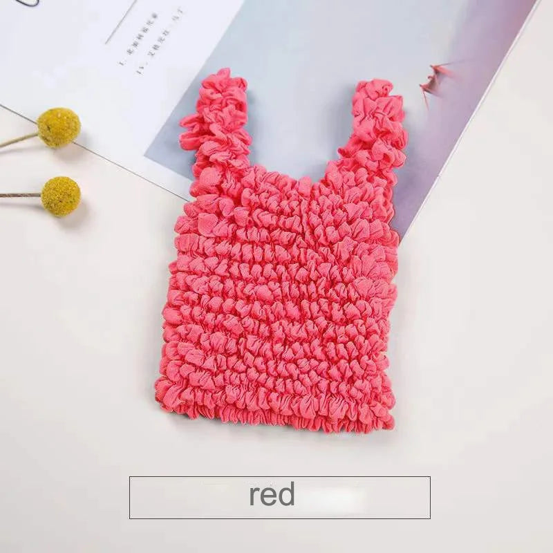Bubble Puff  Shopping Bag Trendy Magic Expandable  Wrinkle Multi Purpose Large Capacity Elastic