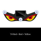 Solar Demon's Eye Car Lights Dynamic Expression Led Light Ambience Lamp Decoration Rechargeable Warning Lamps with Suction Cups