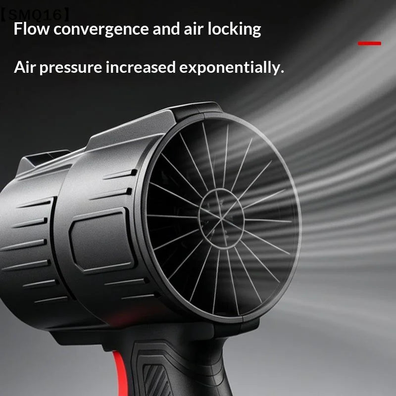 Powerful Air Blower Turbo Fan with Thrust 550g to Cleaning Fallen Leaves, Snow and Sand Requires【SMQ】