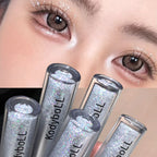 1 Pcs Diamond Silvery Glitter Mascara Long Lasting Sparkling Waterproof Beauty Eyelashes Extension Quick Dry Shimmer Eye Makeup