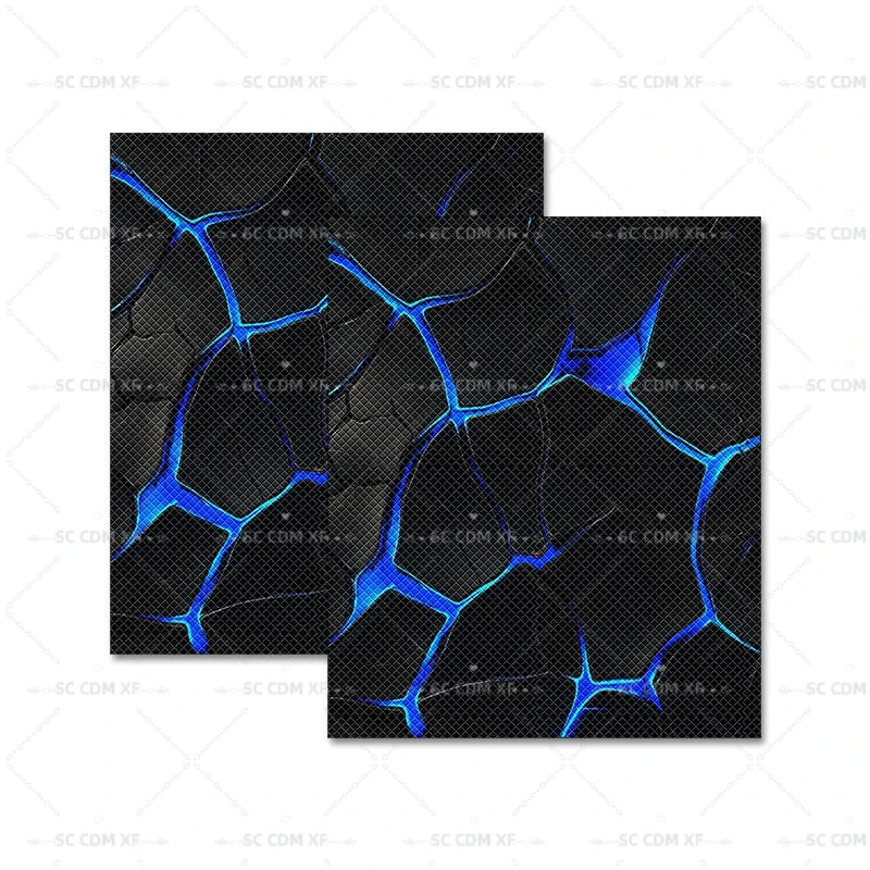 2PCS Crack Motorcycle Grip Stickers Diamond Pattern Waterproof Anti Slip Stickers for Modified Electric Bicycles and Scooters
