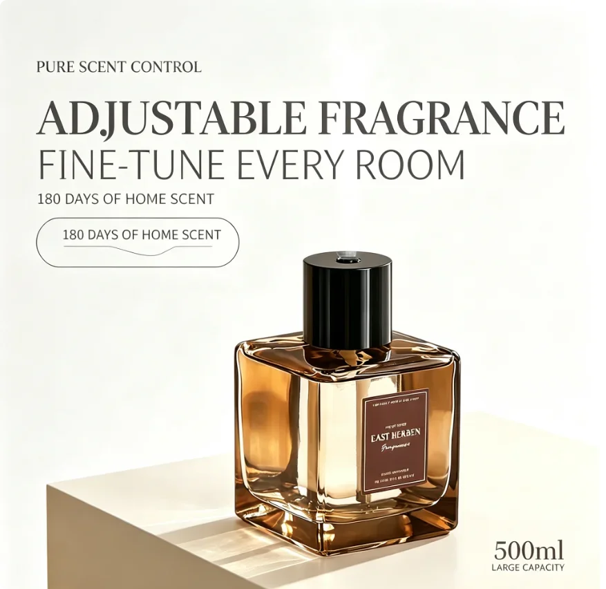 Indoor Fireless Aromatherapy Spray Machine, Long-Lasting Essential Oil Fragrance Pendulum Ornament for Home, Hotel & Bedroom