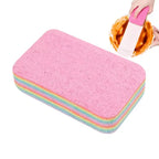 12-Layer Peelable Cleaning Sponge Reusable Microfiber Dish Cloth Highly Absorbent Kitchen Scrub Rag Multi-Purpose Cleaning Pad