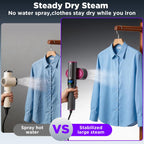 Handheld Steam Iron Garment Steamer Portable Mini for Clothes Fast Heating Travel Garment Fabric Press Machine with Home