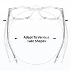 JAEVAR New Retro Floral Cat Eye Magnetic Suction Set Glasses Frame With Five Pairs Of Flat Light Glasses Frame 9001-9007