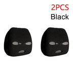 Universal Car Headrest Cover Funny Car Seat Face Mask Ski Mask Wrap Protection Vehicle Front Head Rest Protectors Accessories