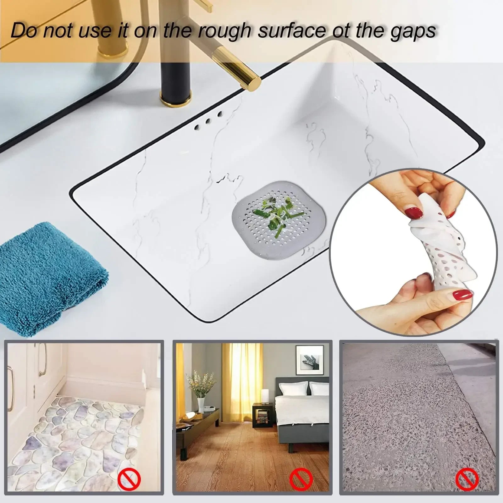 Plug Stopper Kitchen Sewer Silicone Bathroom Floor Bathtub WaterFilter Home Accessories shower drain hair catcher sink strainer 副图