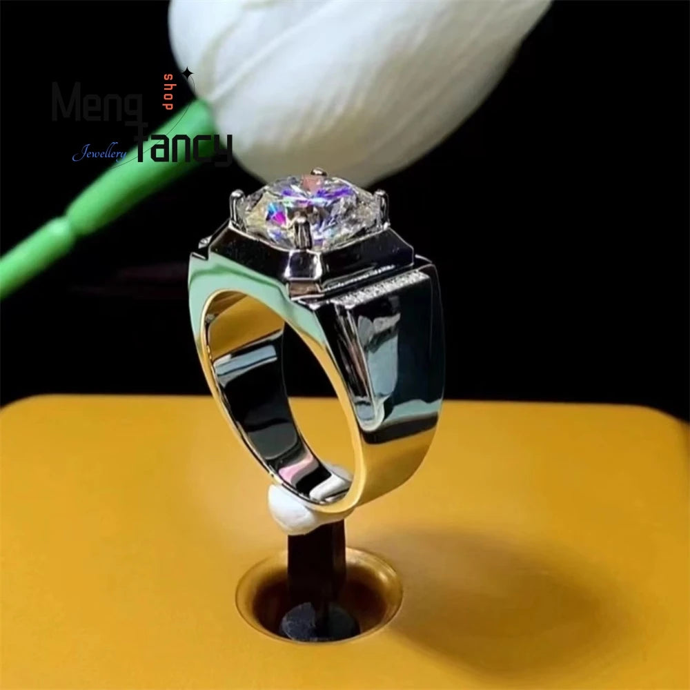 A Fashionable Men's Ring Set For Men Handicraft Luxury Quality Jewelry Fashion Exquisite Jewelry Luxury Elegant Popular Jewelry