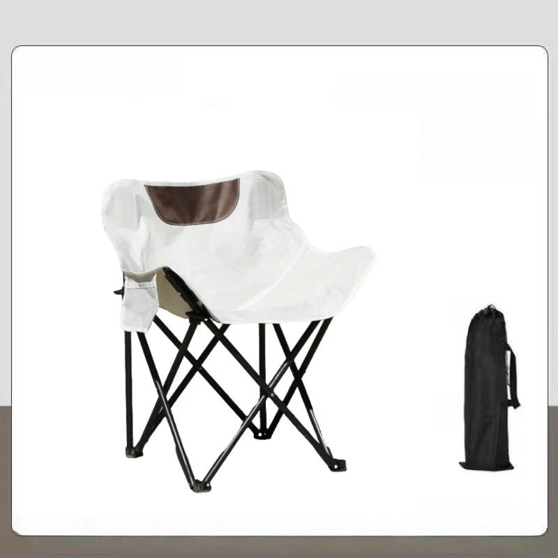 Portable Folding Chair Outdoor Camping Fishing Chair, Extendable Stool Self-driving Tour Camping Equipment