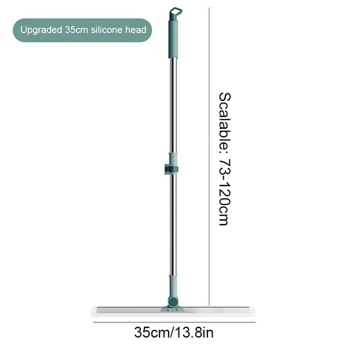 Silicone Scraper Broom Magic Wiper Floor Toilet Bathroom Squeegee Scrubber High Place Glass Wiper Household Cleaning Tools