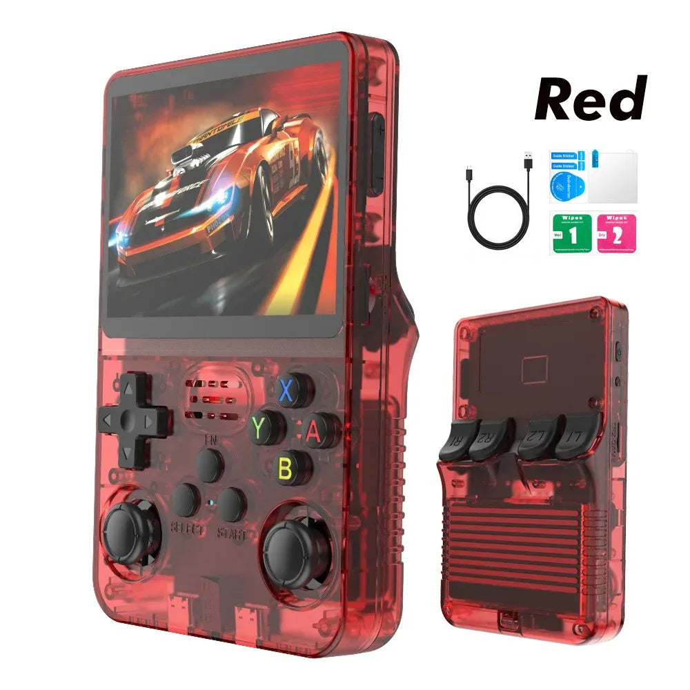 R36S Linux Open Source Retro Handheld Game Console 3.5 Inch 640*480 IPS Screen Plug and Play Built-in 15000+ Classic Games No
