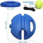 Heavy Duty Tennis Training Aids Base With Elastic Rope Ball Practice Self-Duty Rebound Tennis Trainer Partner Sparring Device