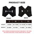 Adjustable Back Shoulder Posture Corrector Belt Clavicle Spine Support Reshape Body Home Office Sport Upper Improve Posture Back