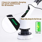 Multifunctional Electric Cleaning Brush Electric Cordless Spin Scrubber Toilet Mops Portable Cleaning Tool For Kitchen/Bathroom/
