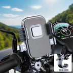 Motorcycles Bicycles Phone Holder Free Rotation Mobile Phone Navigation Bracket For Riding Shockproof For Xiaomi IPhone