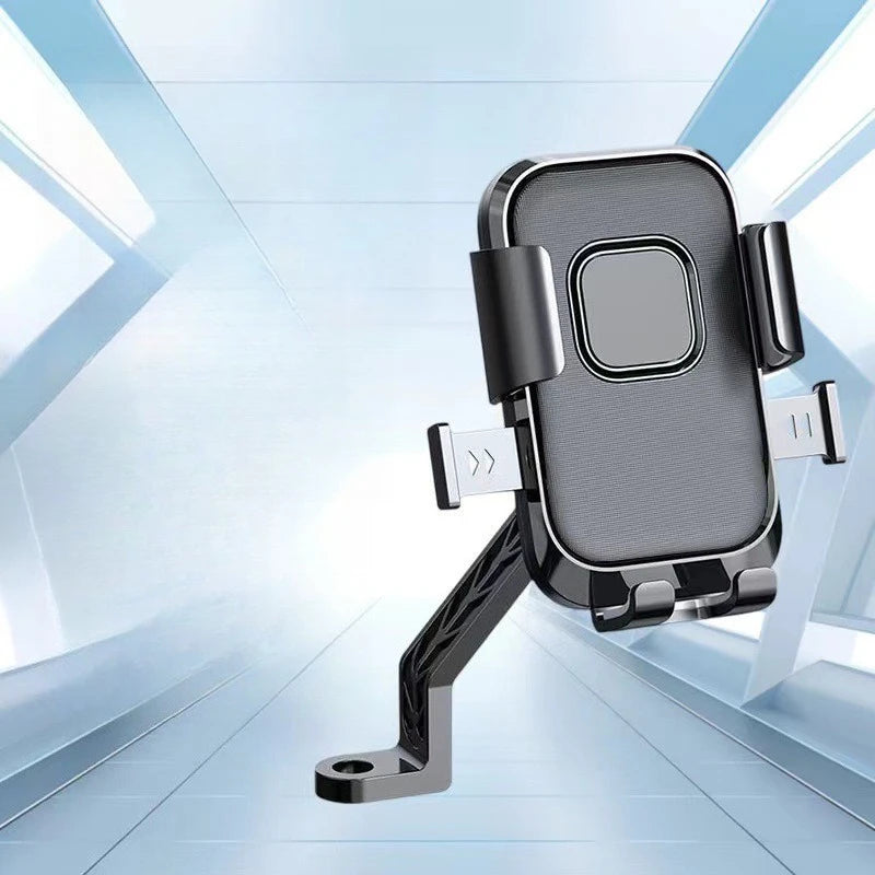 Motorcycles Bicycles Phone Holder Free Rotation Mobile Phone Navigation Bracket For Riding Shockproof For Xiaomi IPhone