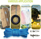 Rope Tightening Tool & Tensioner，Heavy-Duty Retractable Tie Down Rope for Camping, Tarp, Hammock,Boating & Outdoor Gear Securing