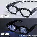 LED Tech Glasses Conan Terminator Personalised Dress Up Spooky Prom Performance Glasses for Halloween Party cosplay