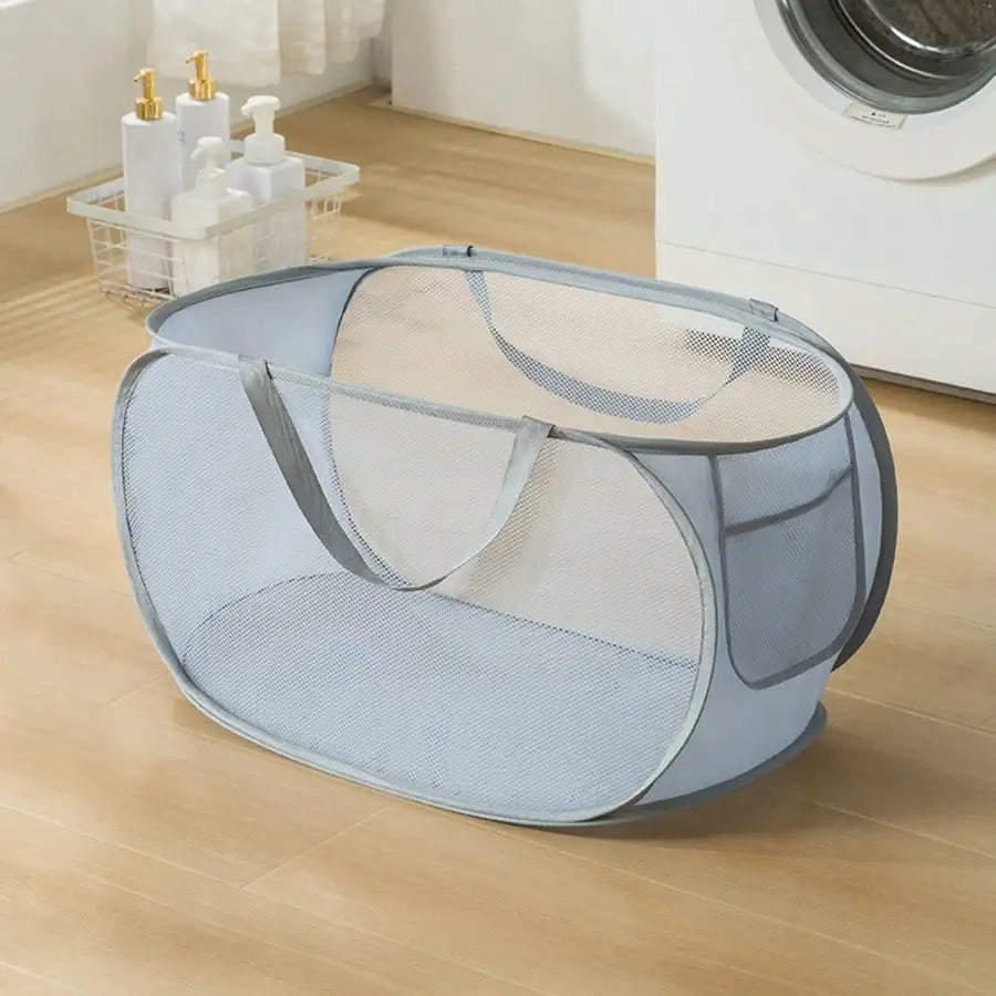 Foldable Dirty Laundry Basket, Open-Top Laundry Hamper, Foldable Storage Basket, Household Laundry Storage Bin, Home Organization and Storage Supplies