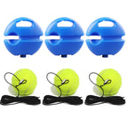 Heavy Duty Tennis Training Aids Base With Elastic Rope Ball Practice Self-Duty Rebound Tennis Trainer Partner Sparring Device