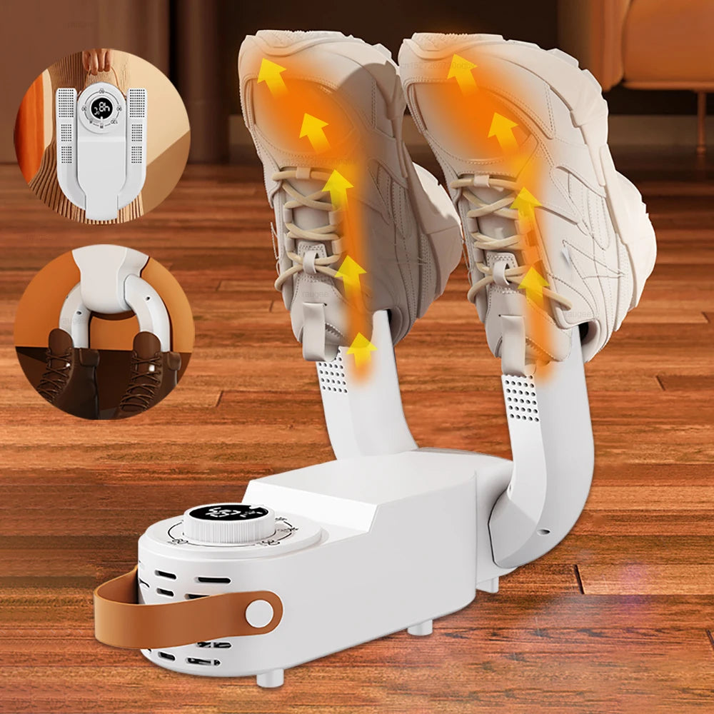 Shoe Dryer 220V Boots Dryer Electric Shoes Drying Machine Foldable Boots Slippers Sneaker Dryer Portable Folding Footwear Dryer 主图