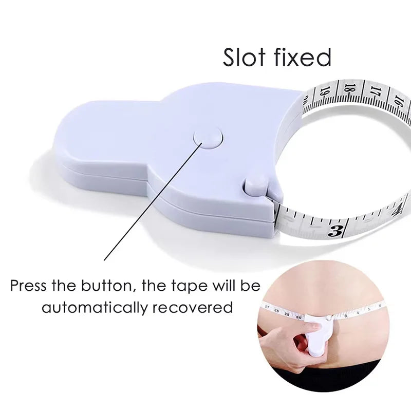Automatic Telescopic Tape Measure Body Measuring Tape Sewing Ruler Tools Centimeter Tapes For Gym Fitness Arm Muscle Measurement