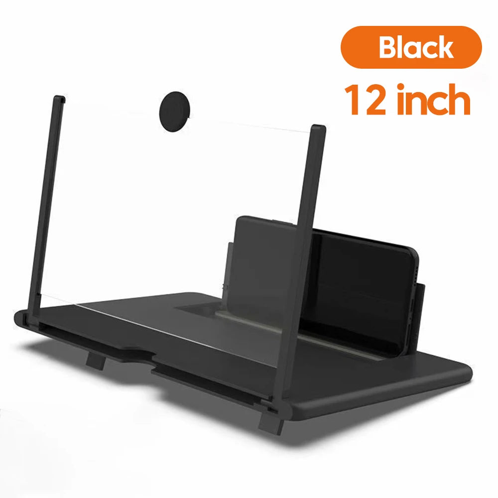 10Inch Mobile Phone Screen Amplifier HD Phone Screen Video Magnifier Screen Phone Projector Holder Bracket for All Smartphone