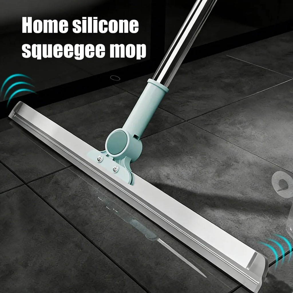 Silicone Scraper Broom Magic Wiper Floor Toilet Bathroom Squeegee Scrubber High Place Glass Wiper Household Cleaning Tools
