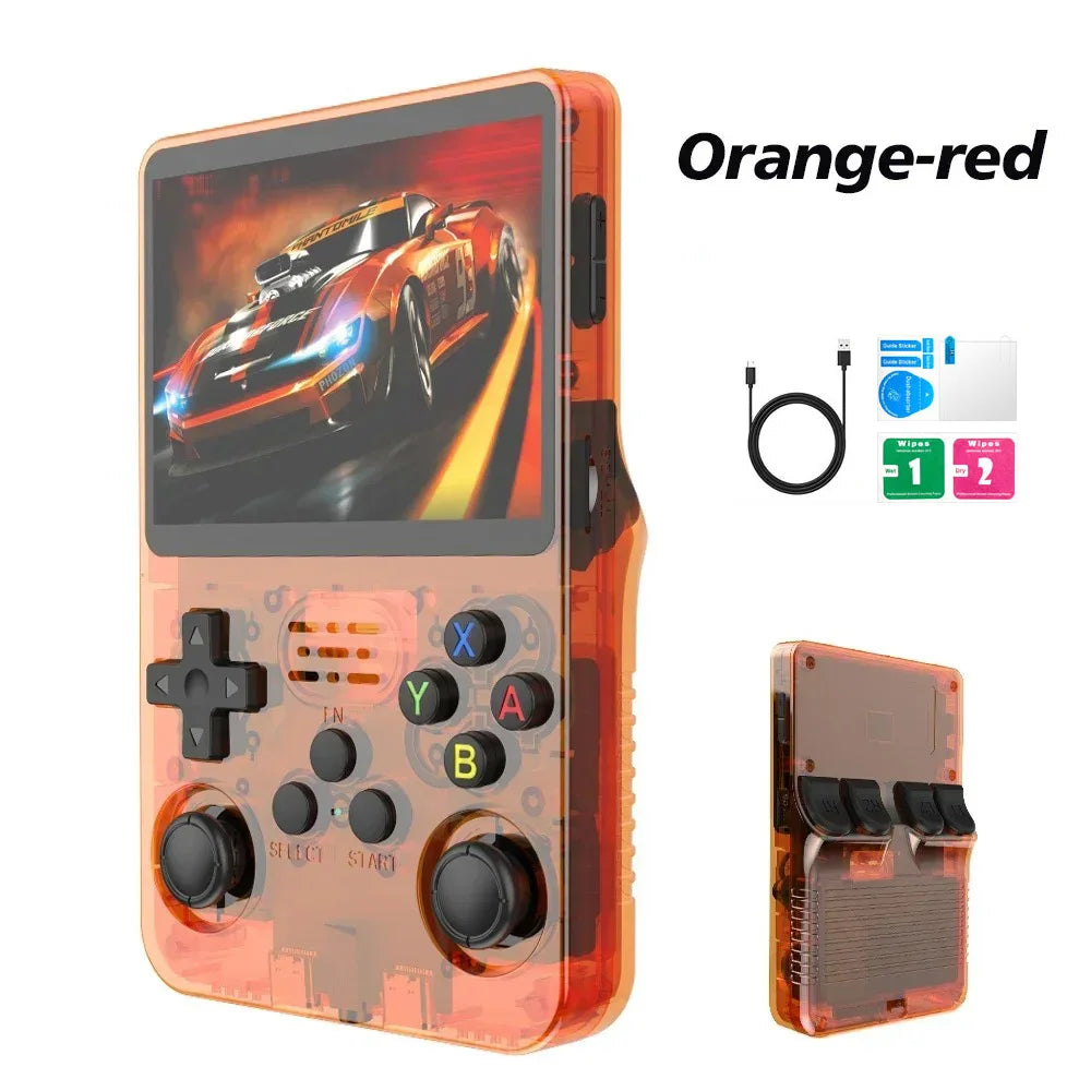R36S Linux Open Source Retro Handheld Game Console 3.5 Inch 640*480 IPS Screen Plug and Play Built-in 15000+ Classic Games No