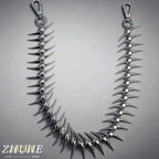 Gothic Spike Copper Waist Chain, Fashion Jewelry Accessories for Men and Women, Edgy Hip Hop Trouser Chain, Punk Style Jeans Cha