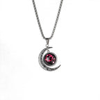 New Zodiac Sign Necklaces for Men Women Trendy Luminous Pendant Necklaces Cool Unique Couple Hip-hop Necklaces Stainless Steel