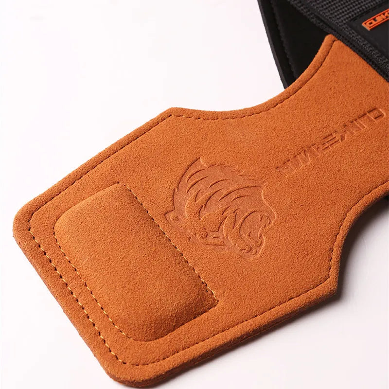 2PC Gym Palm Protector Weightlifting Fitness Glove Stamping Bear Head Lifting Strap for Deadlifts Rowing Pull-Up Various Sports