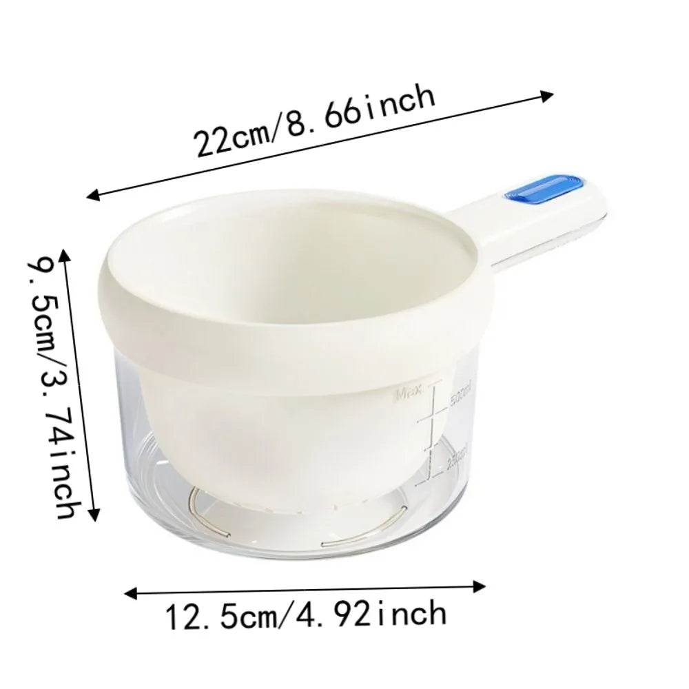 Portable Vegetable Washing Basket Plastic BPA-Free Food Draining Basket Reusable Large Capacity Food Storage Container
