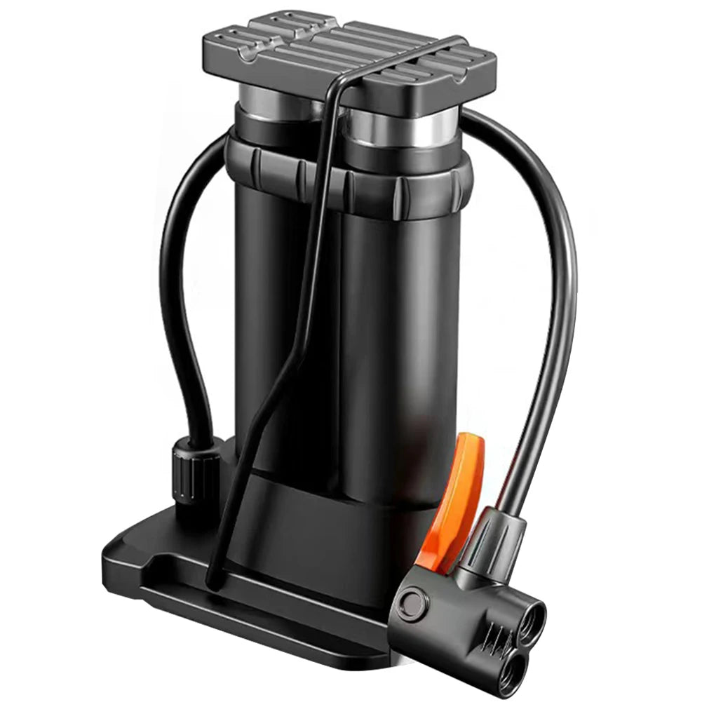 Foot Pedal Portable Pump High  Bicycle Tire Air Pump Schrader Valve Car Basketball Inflator for Bikes Ball Inflatable